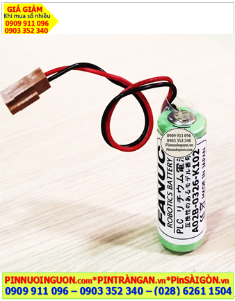 FANUC A02B-0326-K102, Pin nuôi nguồn FANUC A02B-0326-K102 lithium 3V 2200mAh _Xuất xứ NHẬT 